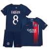 Maglia ufficiale Paris Saint Germain 2023-24 Fabian 8 Casa per Bambino